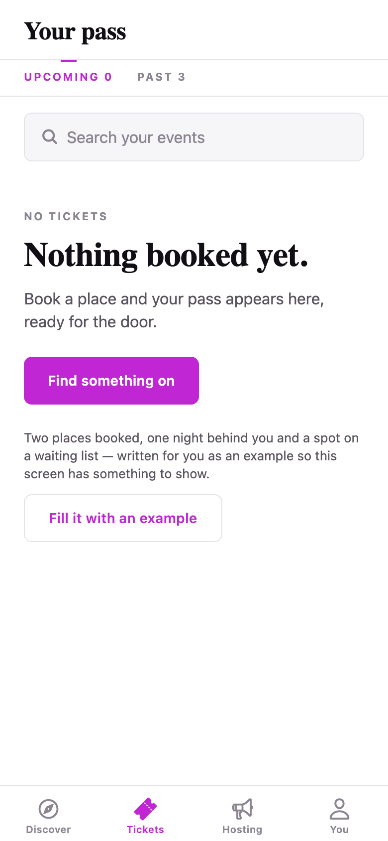 Tickets