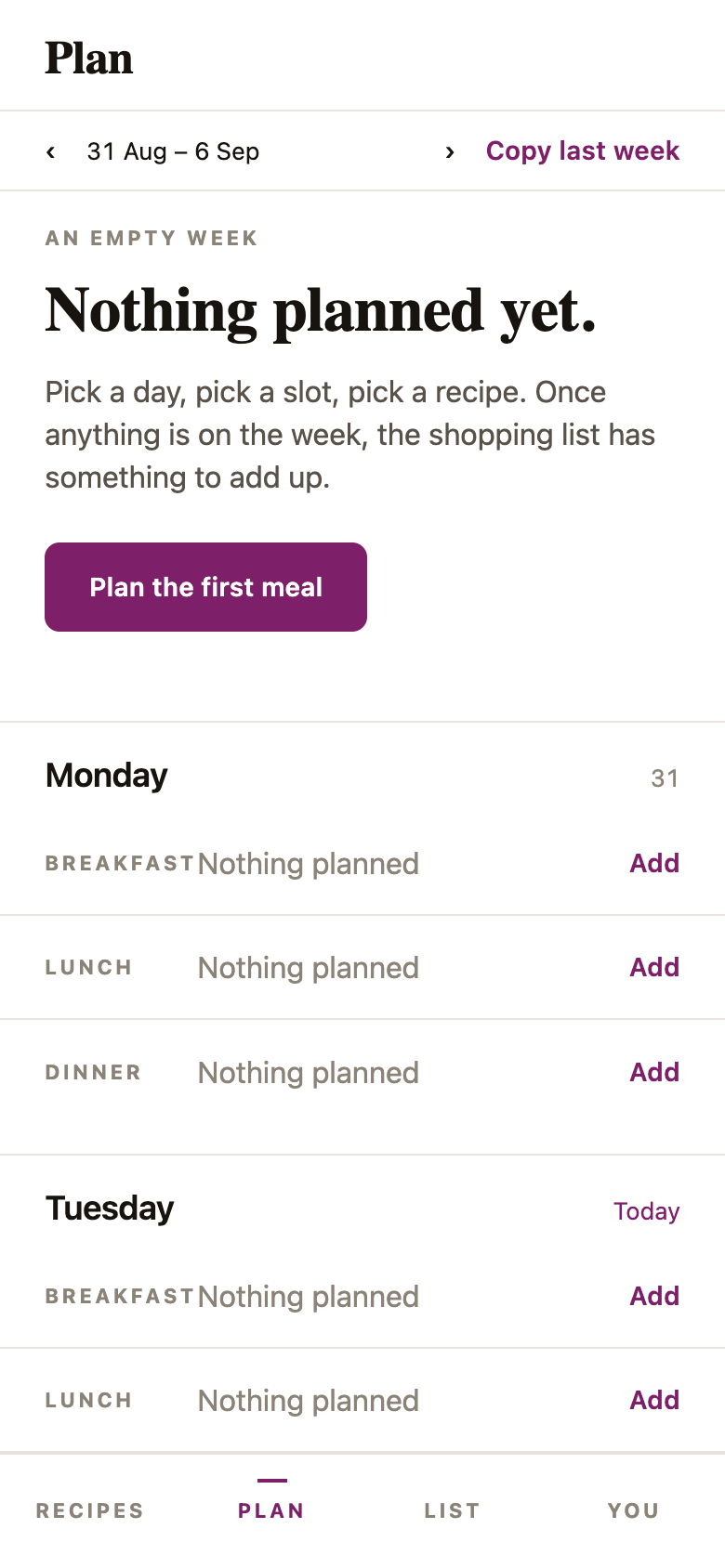 PLAN